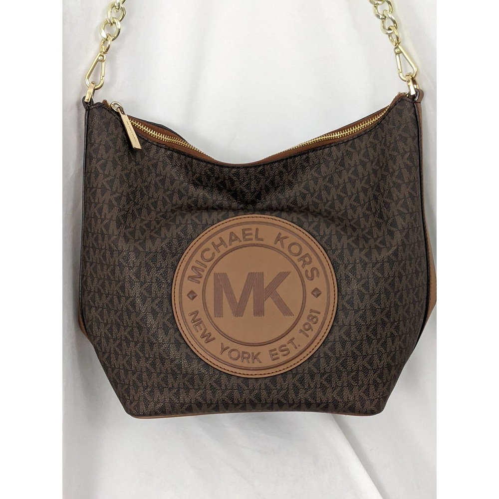 NWT! MICHAEL KORS! Tag Inside @ $385! LOGO SHOULDER BAG, STRAP REPLACED W/ALT!